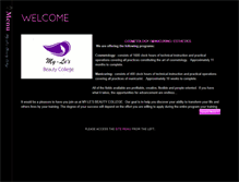 Tablet Screenshot of mylebeautycollegeinc.com
